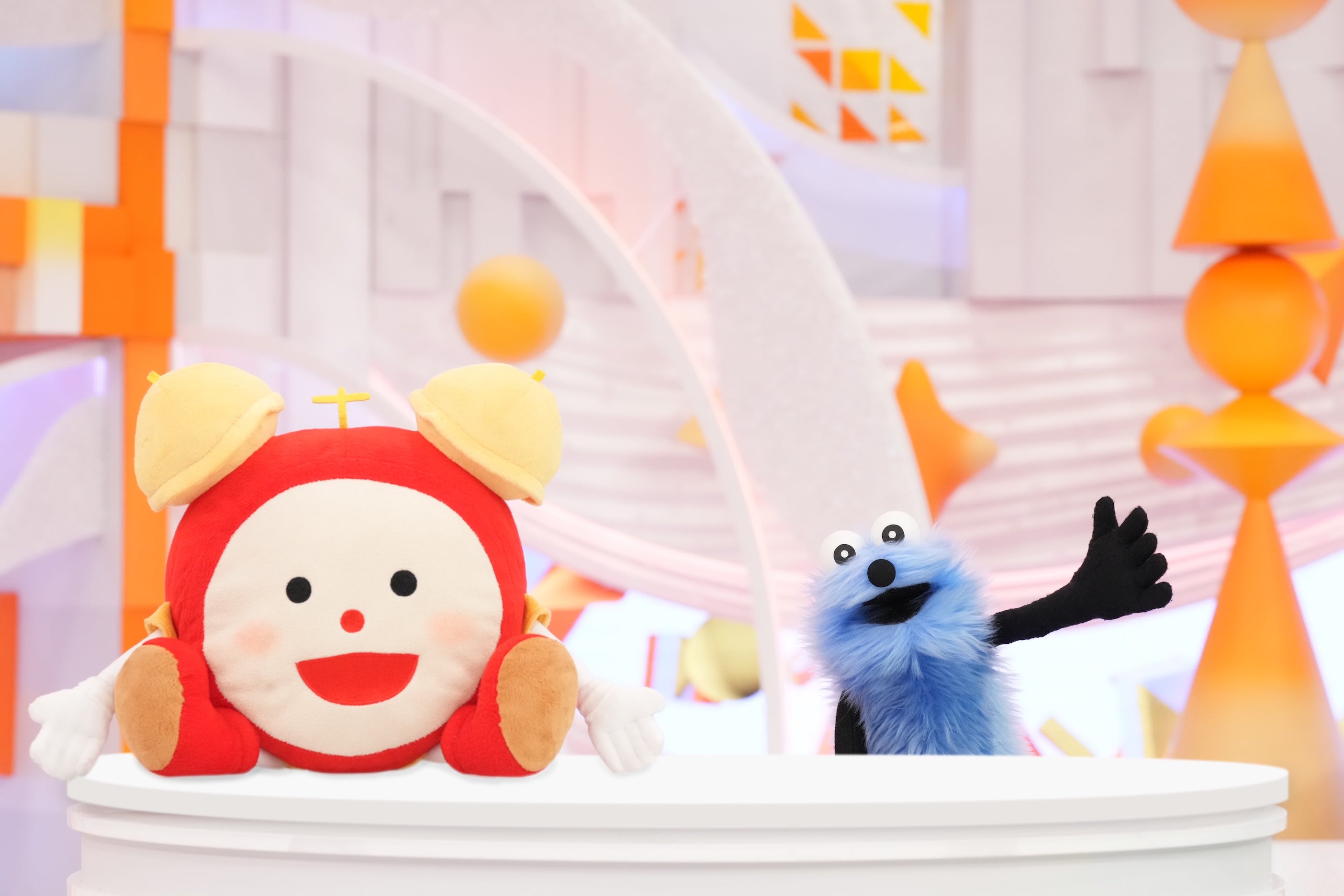 めざましくん、スンスン（C）PUPPET SUNSUN／PS committee