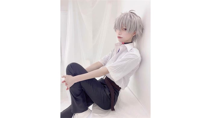 あかせあかり イケメンすぎる エヴァンゲリオン 渚カヲルに大変身 男装もいけるとか神なのか モデルプレス あかせあかり イケメンすぎる エヴァンゲリオン 渚カヲルに大変身 男装もいけるとか神なのか モデルプレス