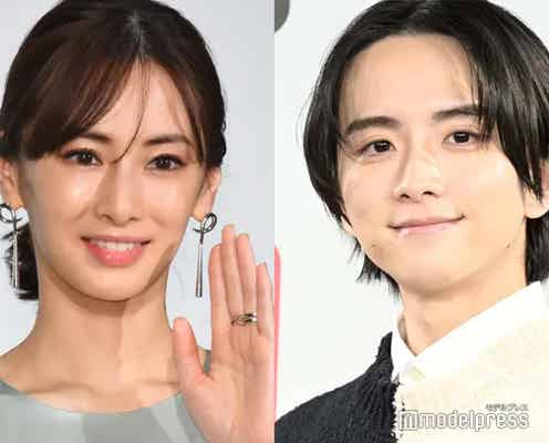 北川景子&板垣李光人、大河「どうする家康」2ショット公開「今回は出荷しない役」“約ネバ”ネタに反響