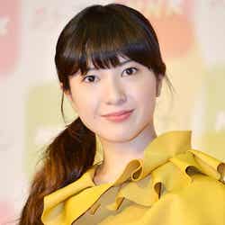 平成26年度前期NHK連続テレビ小説「花子とアン」出演者発表記者会見に主席した吉高由里子