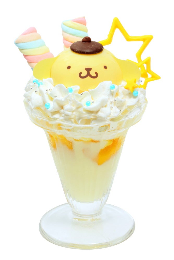 プリンくんのキラキラシャイニーパフェ 1,150円(C)2021 SANRIO CO.,LTD.APPROVAL NO.S620028
