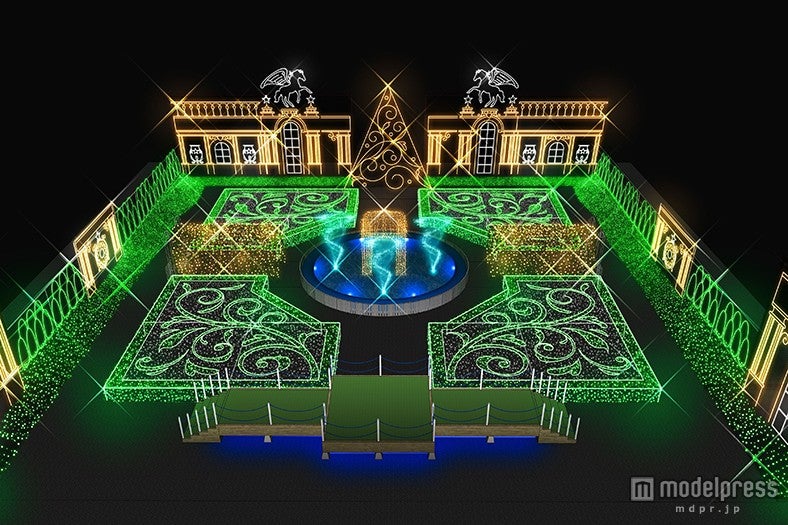 光のイングリッシュガーデン／画像提供：富士急行