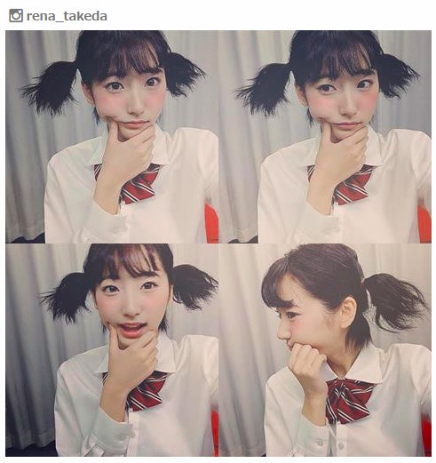 ショートカット美女・武田玲奈、制服×ミニツインテ姿に絶賛の嵐「天使」「癒される」