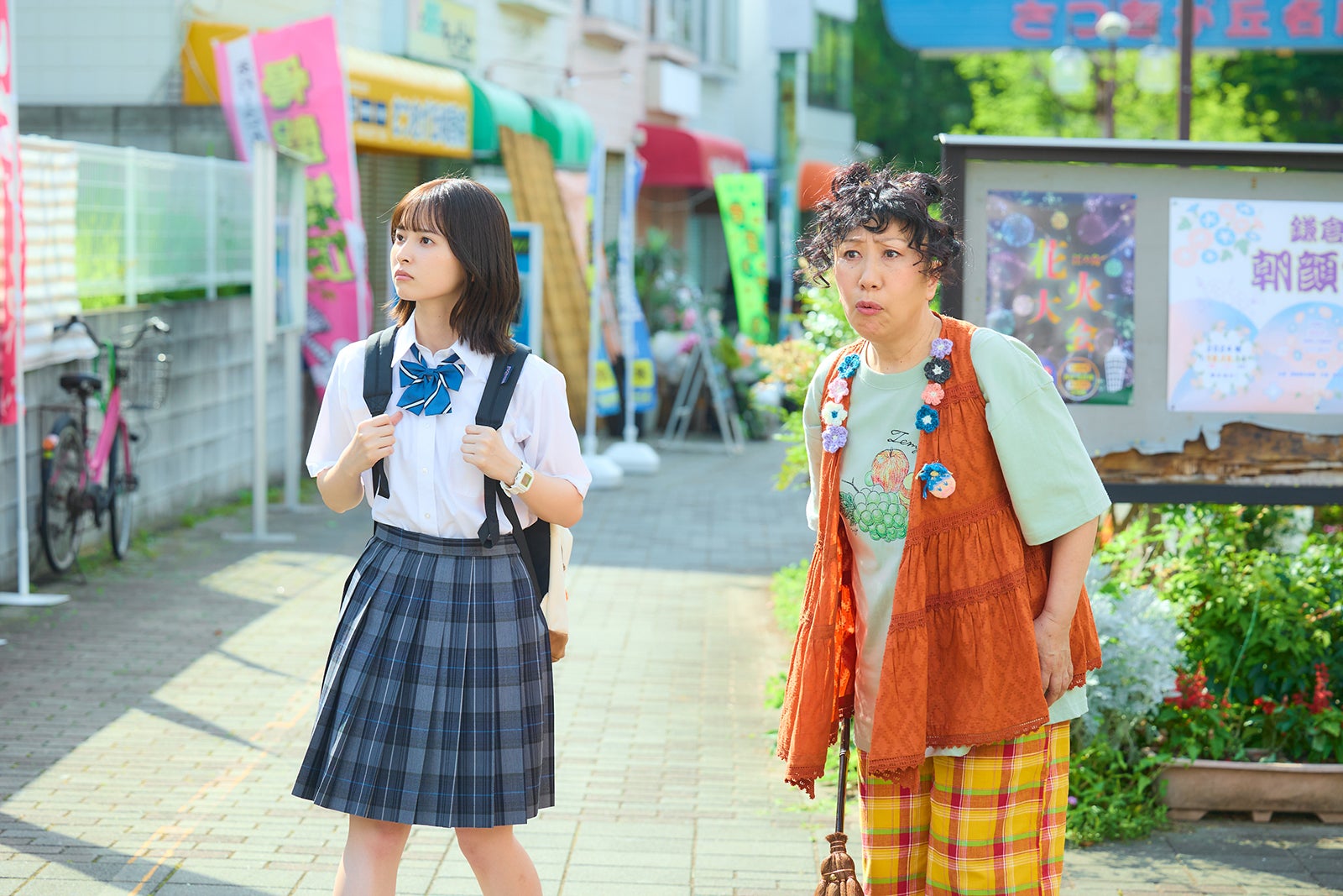 飯沼愛、室井滋「南くんが恋人！？ 」第2話より（C）テレビ朝日