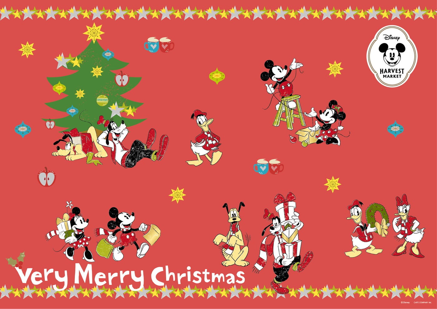 クリスマス限定ランチョンマット（C）Disney