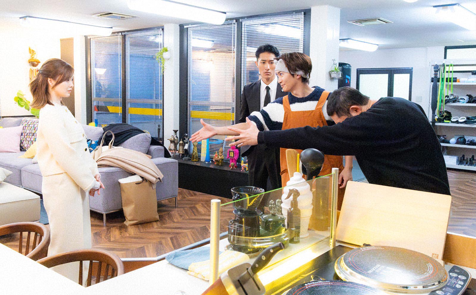 ＜恋する警護24時 第2話＞辰之助、里夏とひとつ屋根の下 漆原が訪問