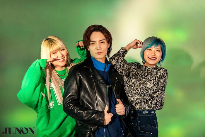 ぱーてぃーちゃん(左から)金子きょんちぃ、すがちゃん最高No.1、信子(C)JUNON/撮影:興梠真穂