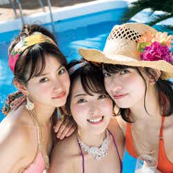 モデルプレス - 永尾まりや&忍野さら&倉持由香、ビキニ姿でパリピ感全開