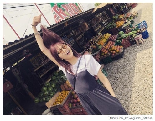 川口春奈、“髪色”に注目集まる「ピンク？紫？」「めっちゃ可愛い」