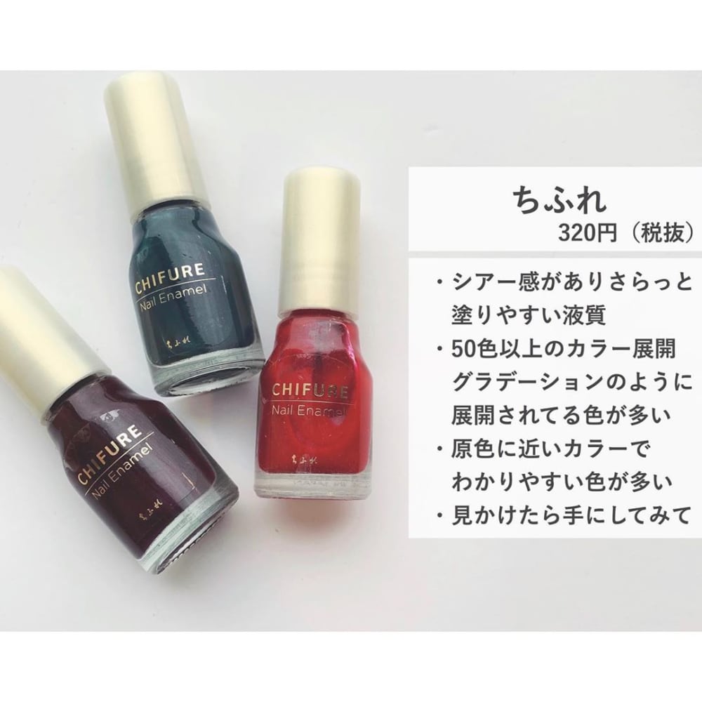 ちふれネイルポリッシュ