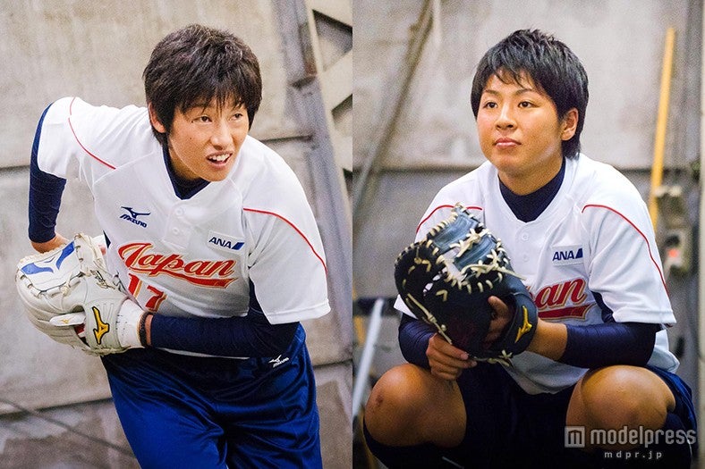 8話ゲスト・上野由岐子投手、山本優選手（C）「初森ベマーズ」製作委員会