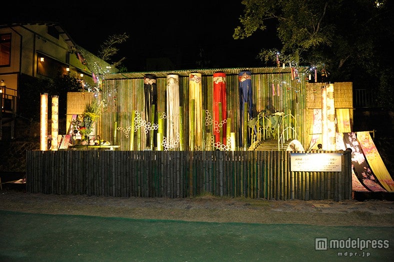 鴨川会場／ステージ展示／写真提供：京の七夕実行委員会