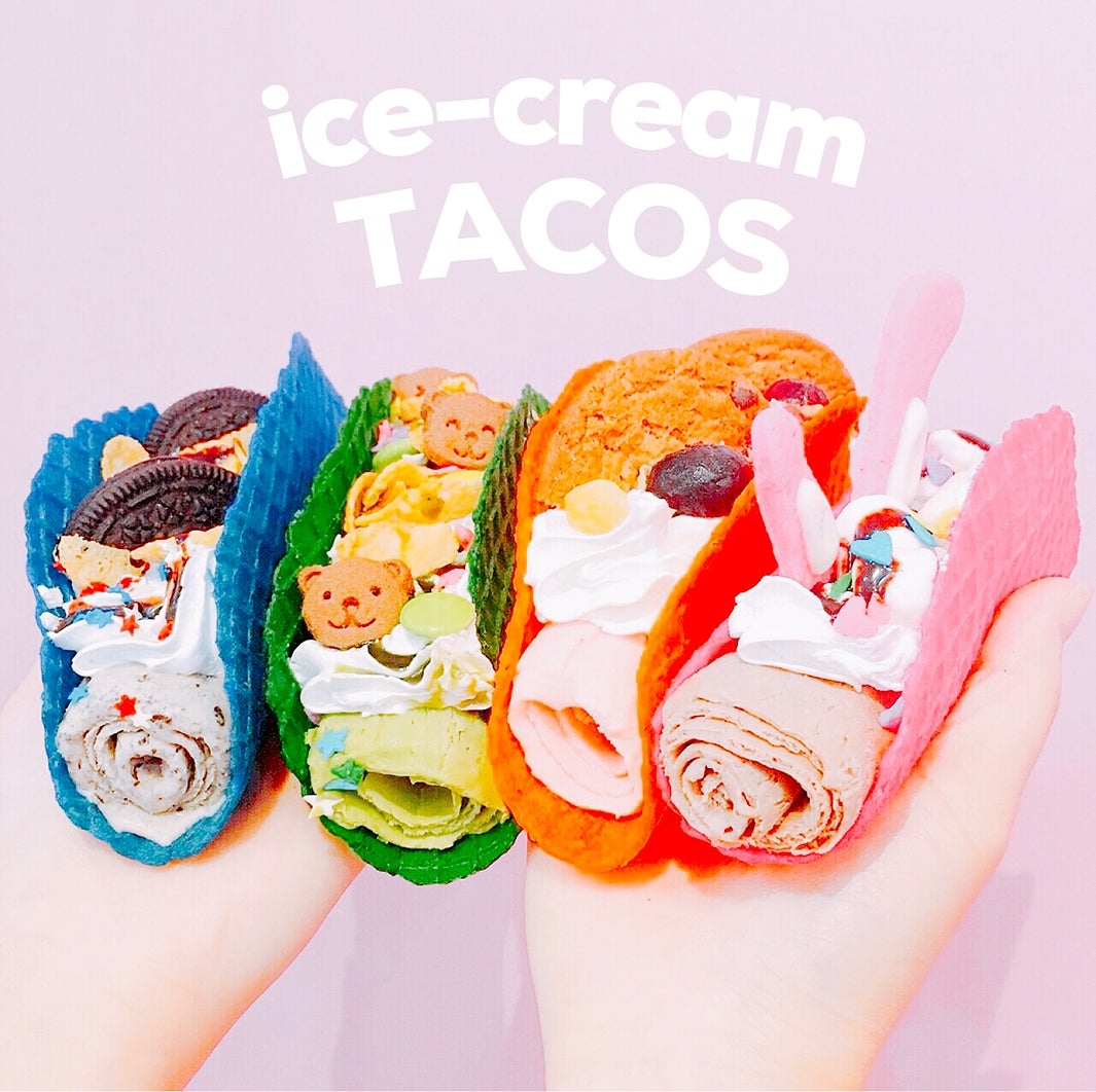 アイスクリームタコス600円（税込）／画像提供：FUWA