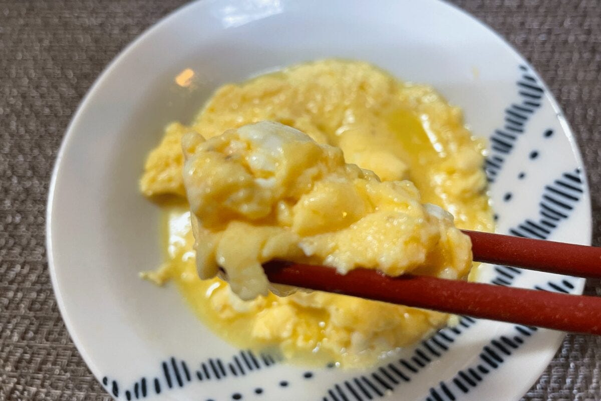 巻かないだし巻き卵