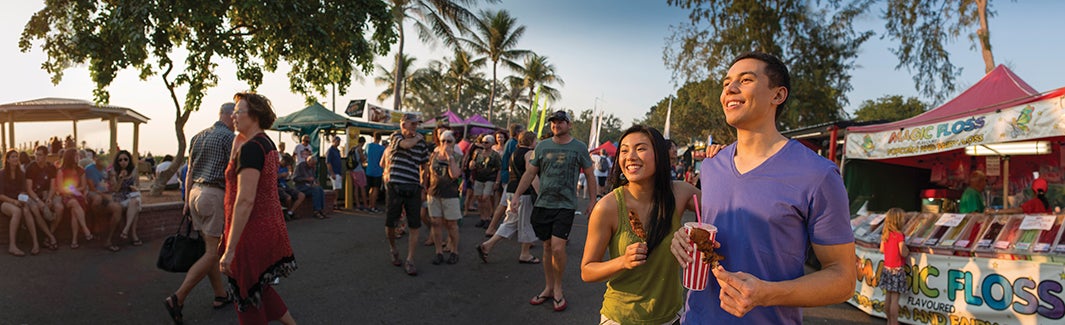 ミンディル・ビーチ・サンセット・マーケット／画像提供：ノーザンテリトリー政府観光局