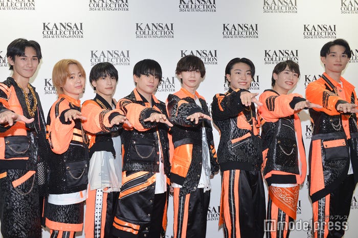 「関コレ」初出演のAmBitious/大内リオン、岡佑吏、山中一輝、真弓孟之、永岡蓮王、井上一太、浦陸斗、吉川太郎(C)モデルプレス