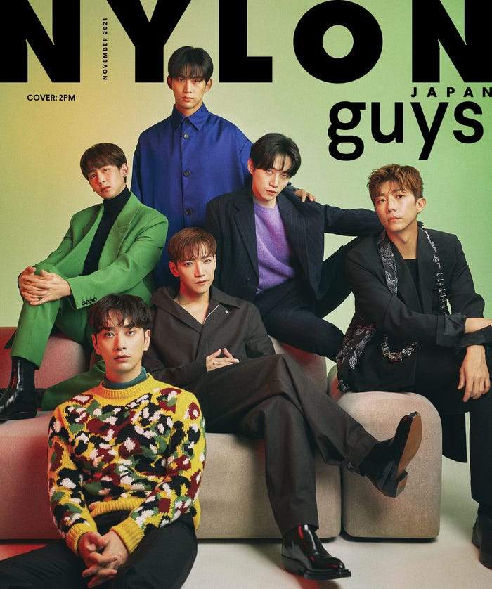 「NYLON JAPAN 2021年11月号 SPECIAL EDITION」(カエルム、9月28日発売)GUYS表紙:2PM(C)NYLON JAPAN