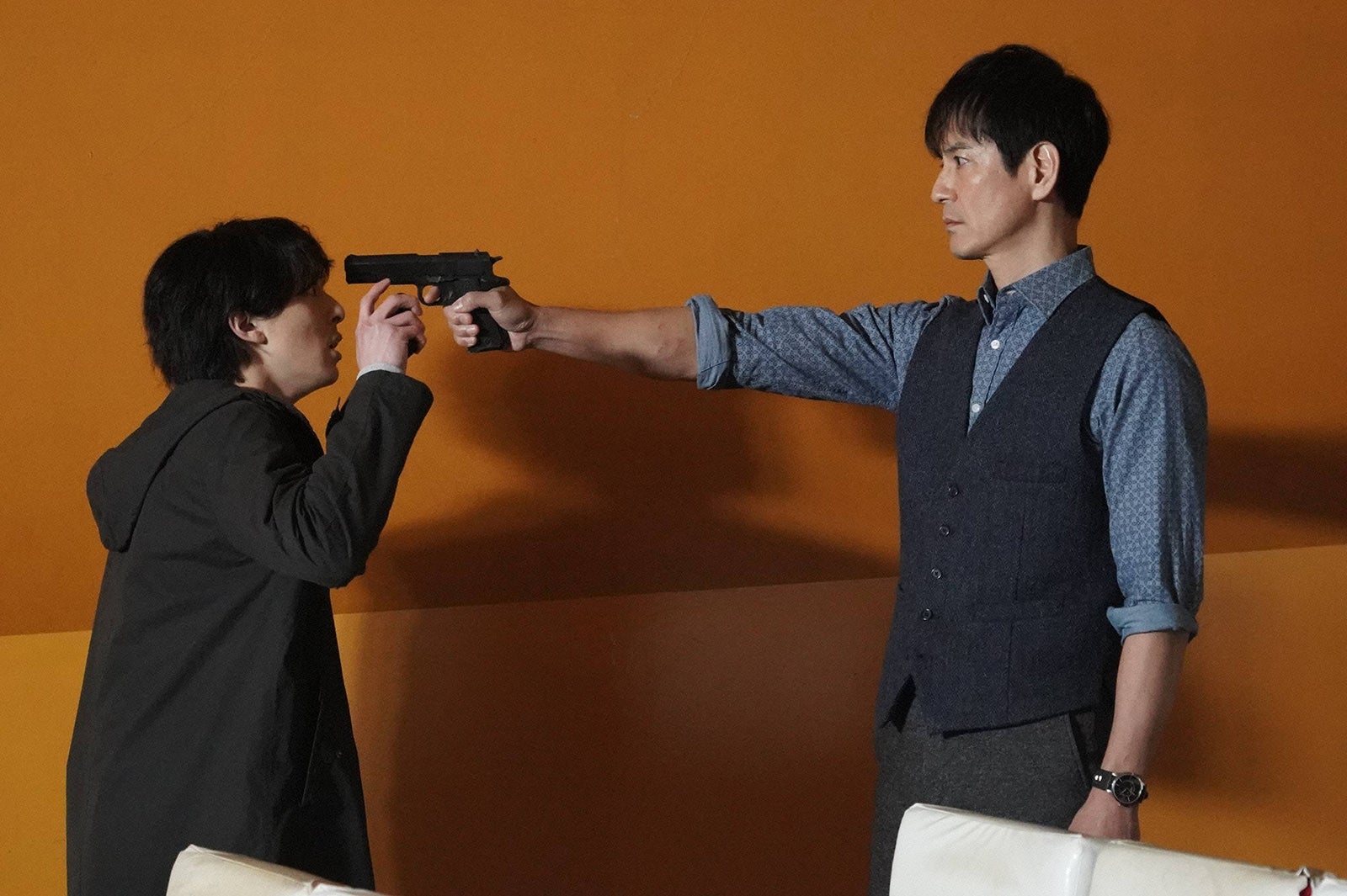 高杉真宙、沢村一樹 （C）フジテレビ