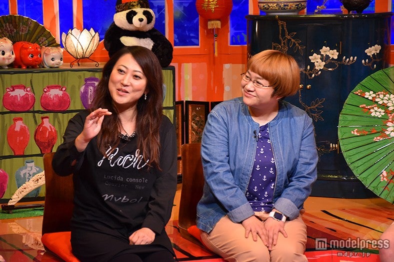 友近、近藤春菜／「カラット アゲアゲ」より（画像提供：読売テレビ）