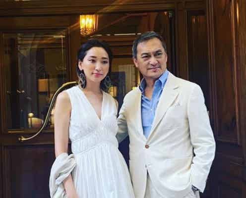 杏、父・渡辺謙とイタリア旅行 “ひょっこり”2ショットが話題「仲良し親子素敵」「お茶目」