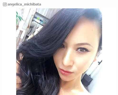 道端アンジェリカ、黒髪に大幅イメチェン「綺麗」「アジアンビューティー」の声