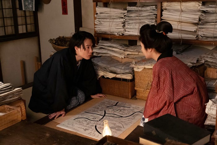 神木隆之介、浜辺美波「らんまん」第115話(C)NHK