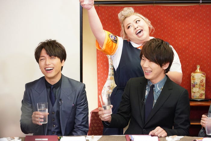 山崎育三郎、渡辺直美、古市憲寿(C)日本テレビ