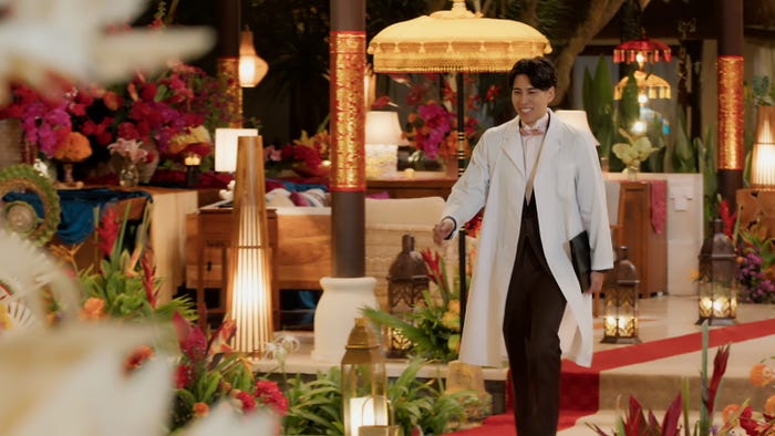 坂口隆志『バチェロレッテ・ジャパン』シーズン3エピソード1(C)2024 Warner Bros. International Television Production Limited. All Rights Reserved