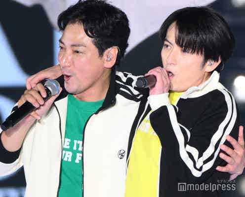 元光GENJI赤坂晃&佐藤アツヒロ「関コレ」シークレット登場「勇気100%」歌唱・ローラースケートパフォーマンスも【関コレ2025A/W】