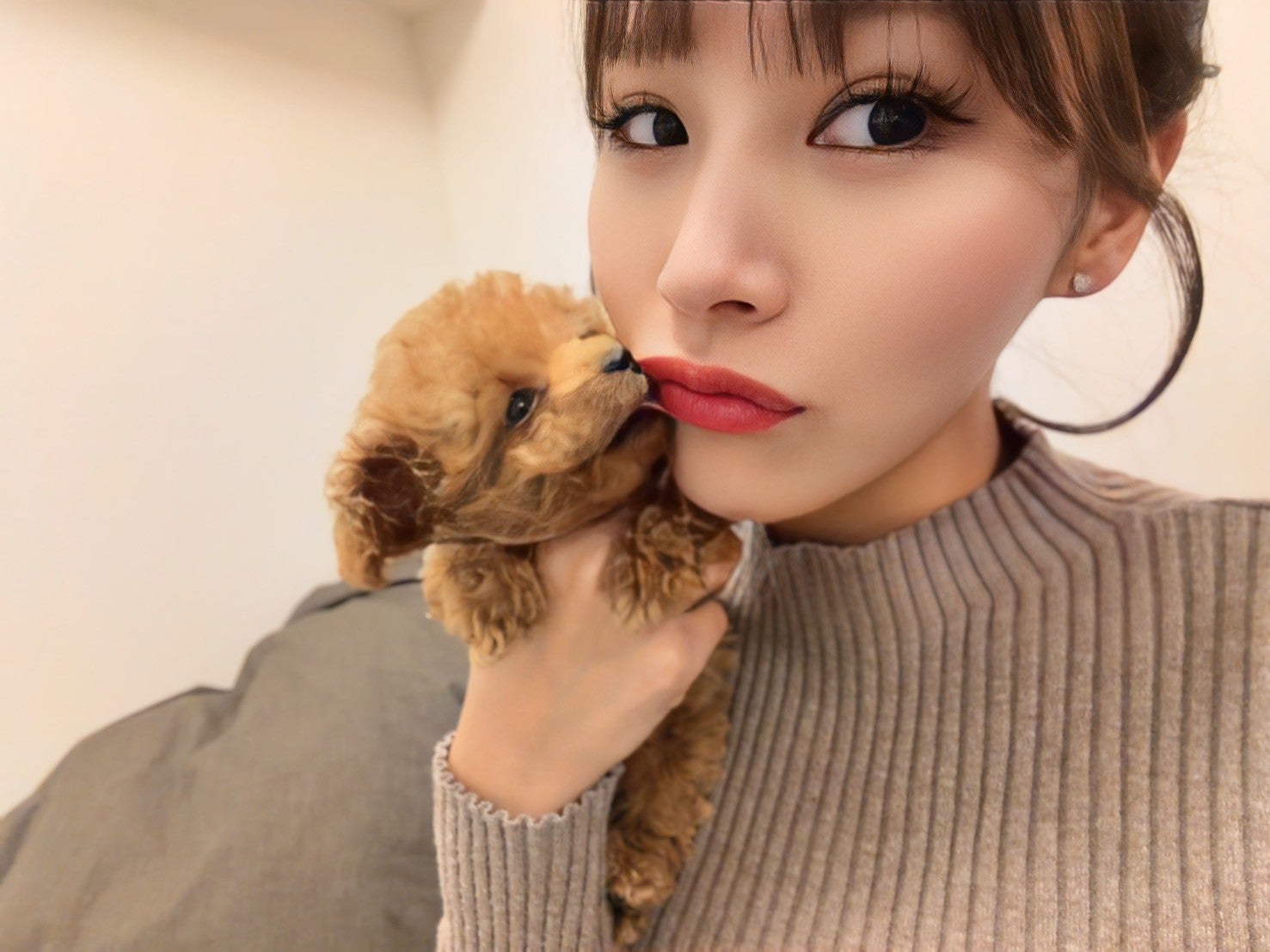 愛犬とリフレッシュ（提供写真）