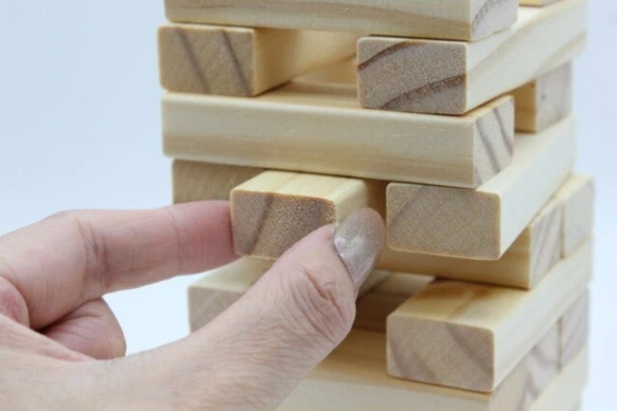 ダイソー　ウッドタワーアンバランス