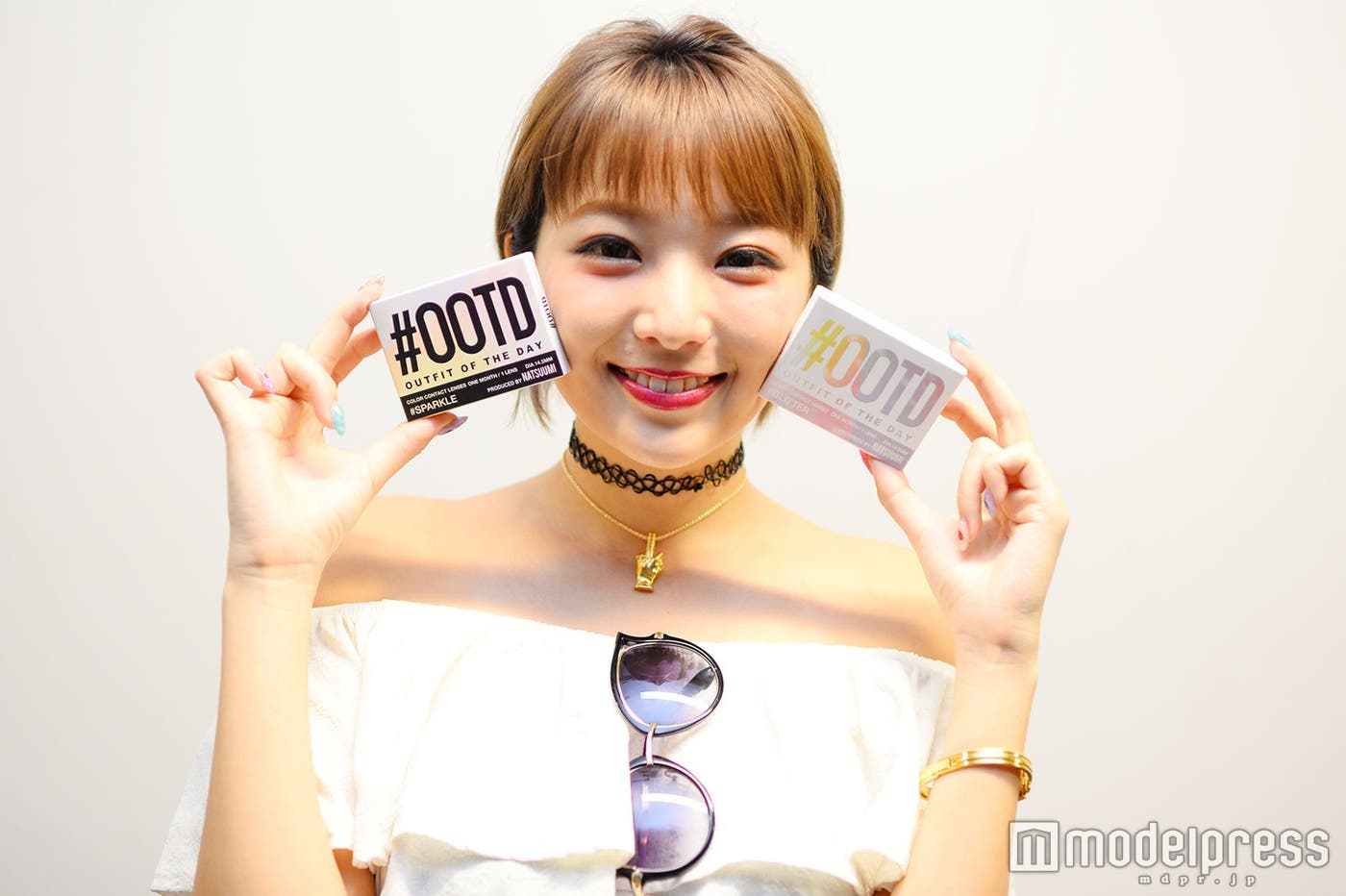 なつぅみプロデュースのカラコン「#OOTD」(C)モデルプレス