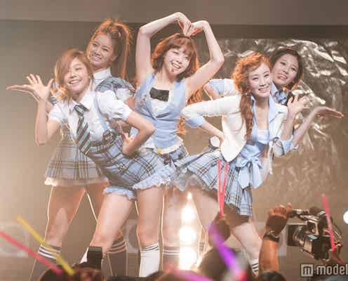 超絶キュートなK-POPガールズ、日本初単独ライブに1200人のファンメロメロ