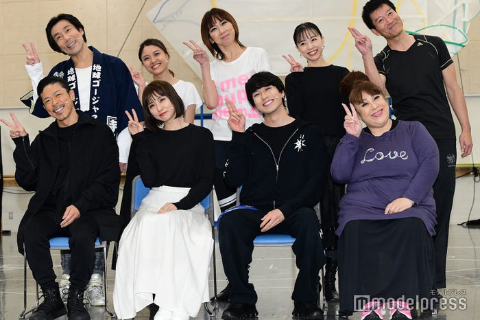 (上段左から)岸谷五朗、島ゆいか、湖月わたる、愛加あゆ、寺脇康文(下段左から)松本利夫、笹本玲奈、新田真剣佑、森公美子(C)モデルプレス
