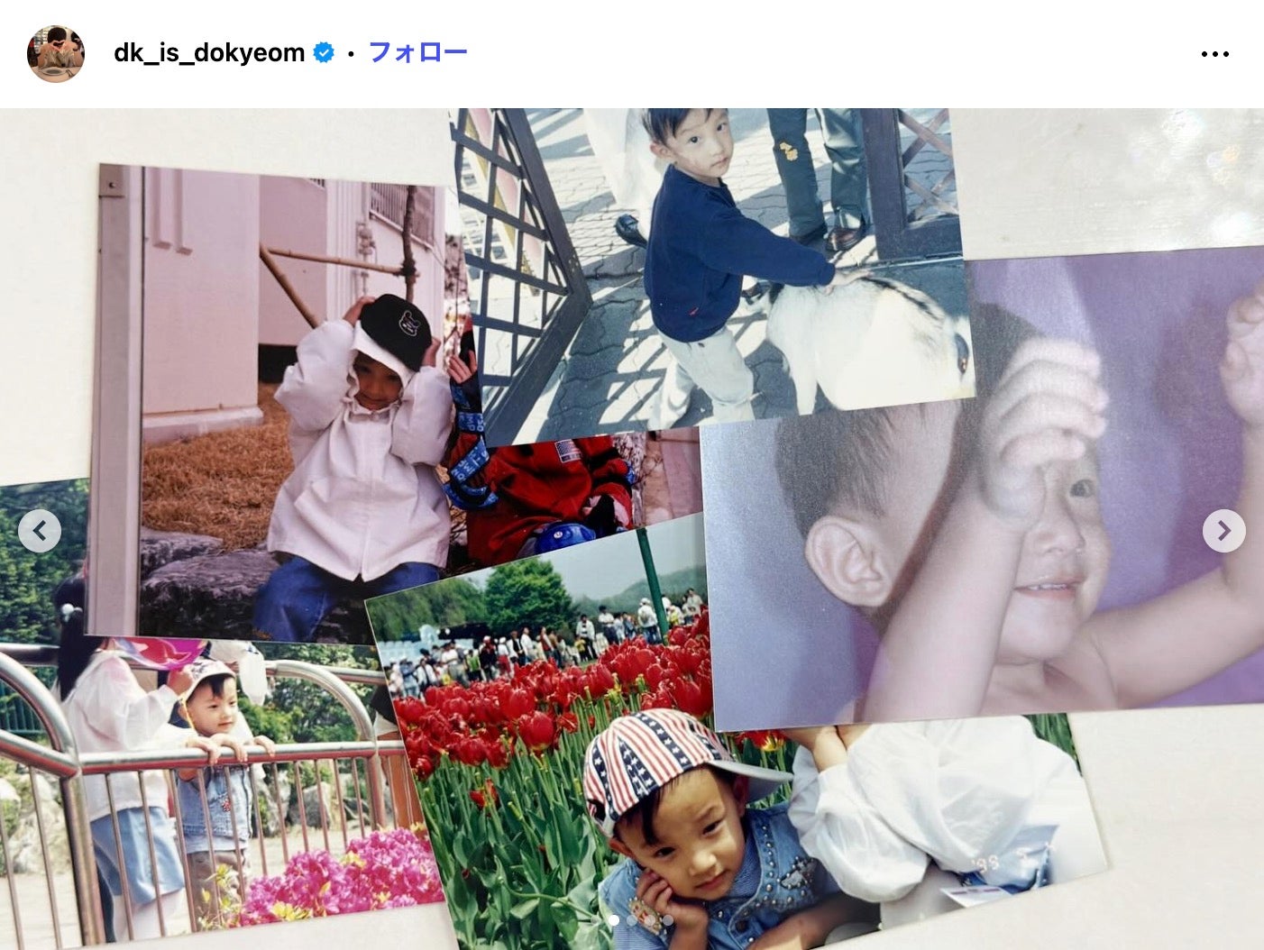 DK（ドギョム）instagramより