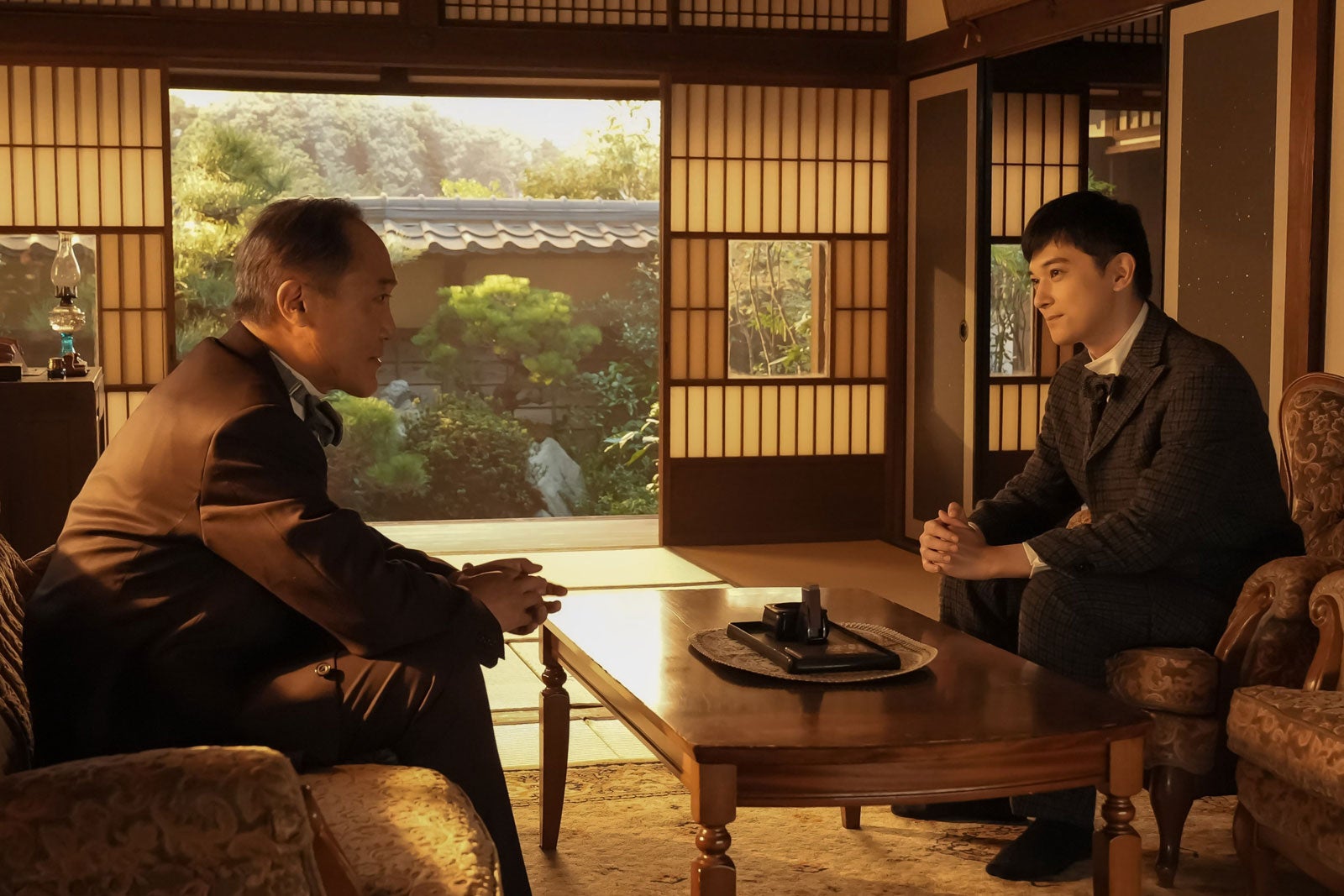 佐野史郎、吉沢亮「ばけばけ」第84話（C）NHK