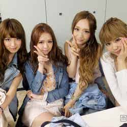 JJ専属ブロガーモデル（左から）大口智恵美、田中美彩、三井智雅、筆岡裕子