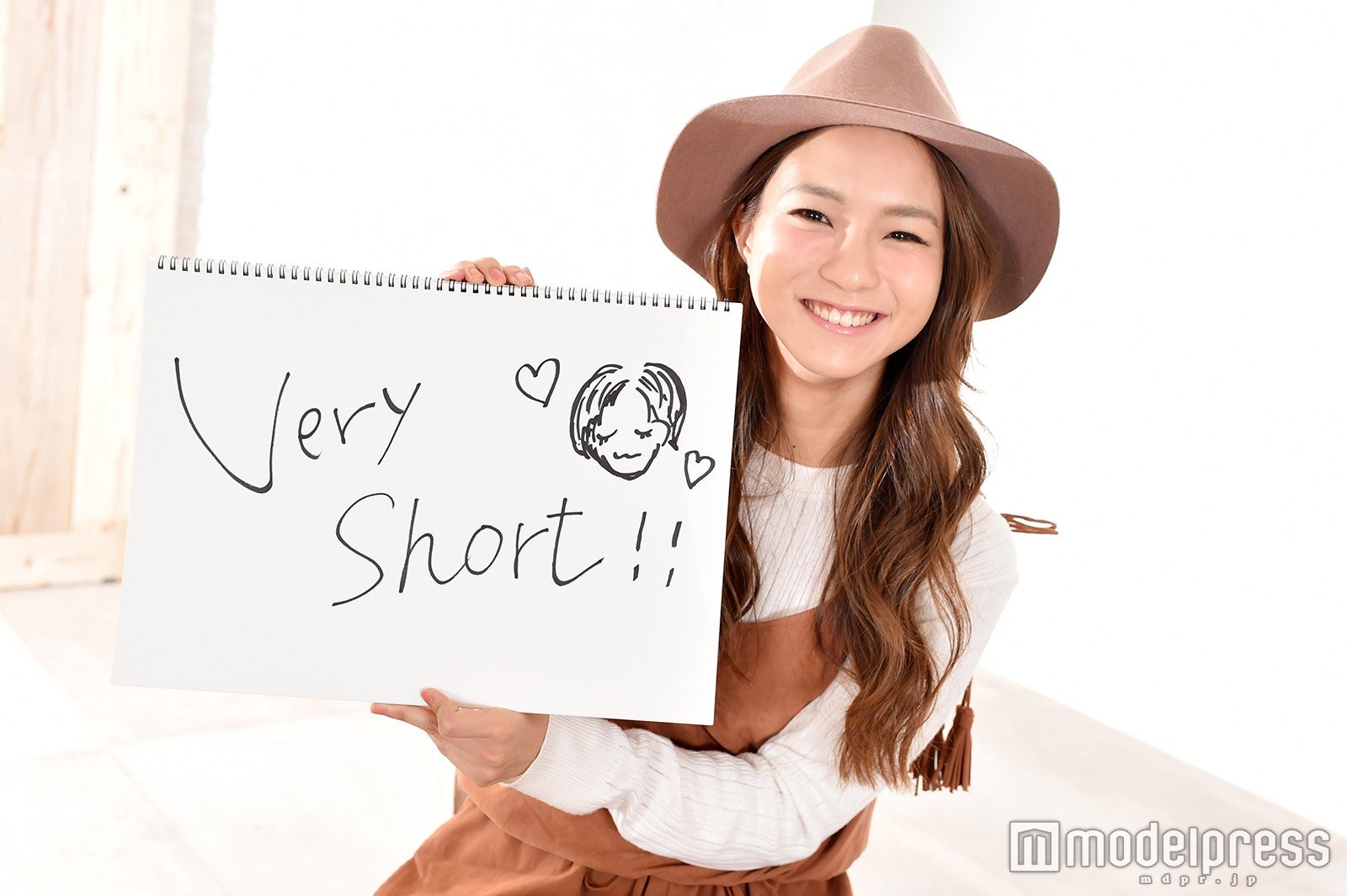 イラストも披露！「苦手～」と言っていましたが…とってもキュートな仕上がり（C）モデルプレス