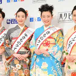 （左から）早瀬有莉さん、板橋瑠花さん、川手菜々子さん、森本早紀さん （C）モデルプレス