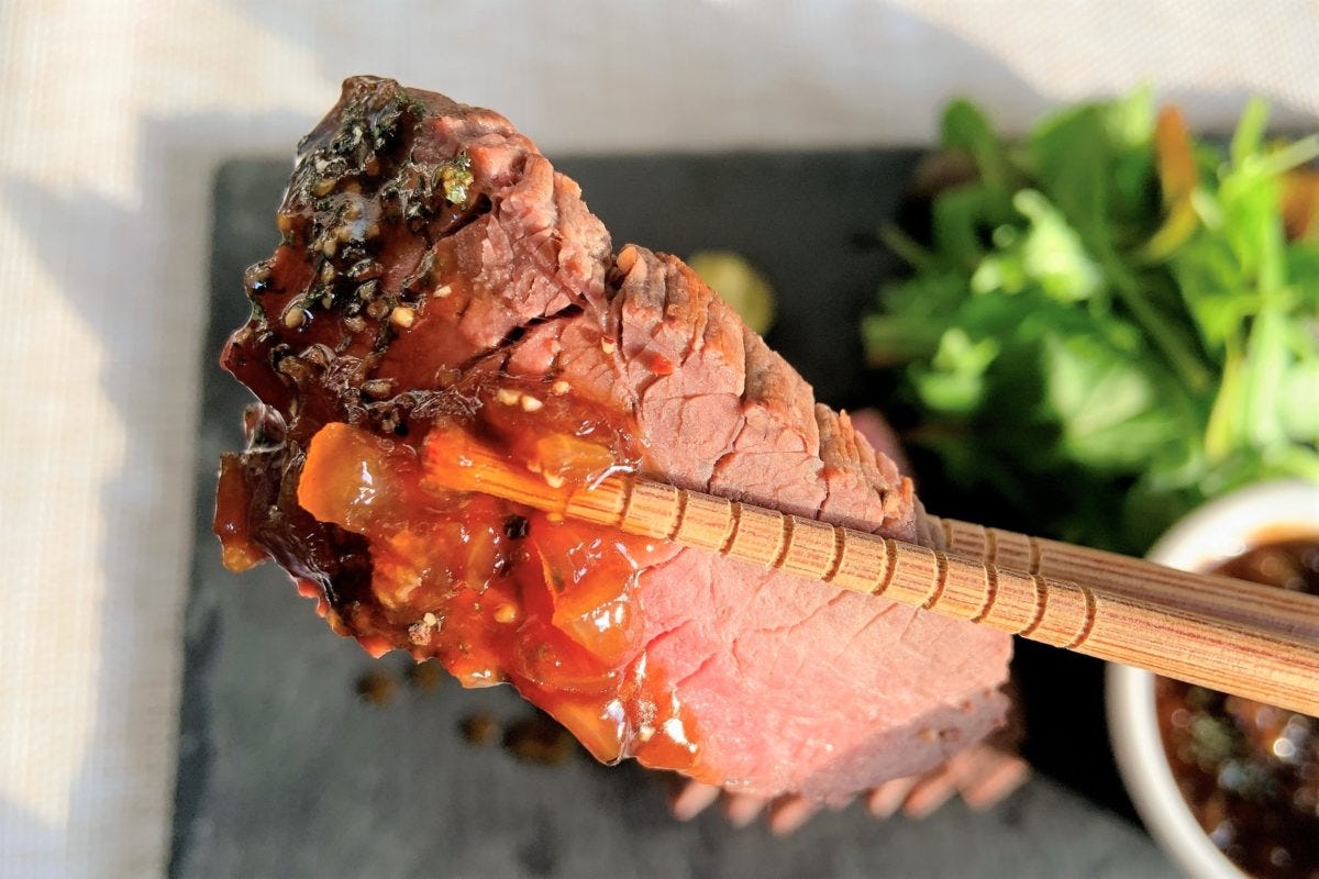 至高のローストビーフ