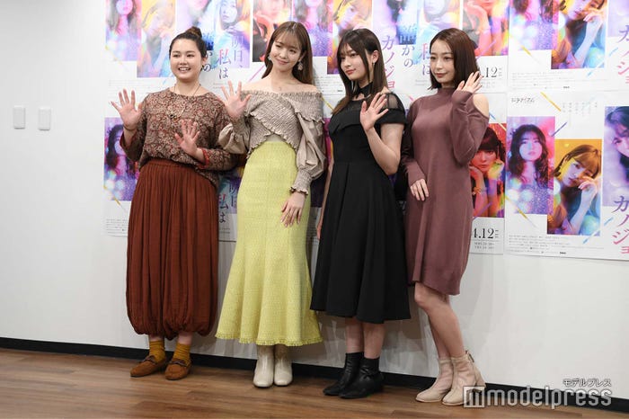 箭内夢菜、横田真悠、吉川愛、宇垣美里 (C)モデルプレス