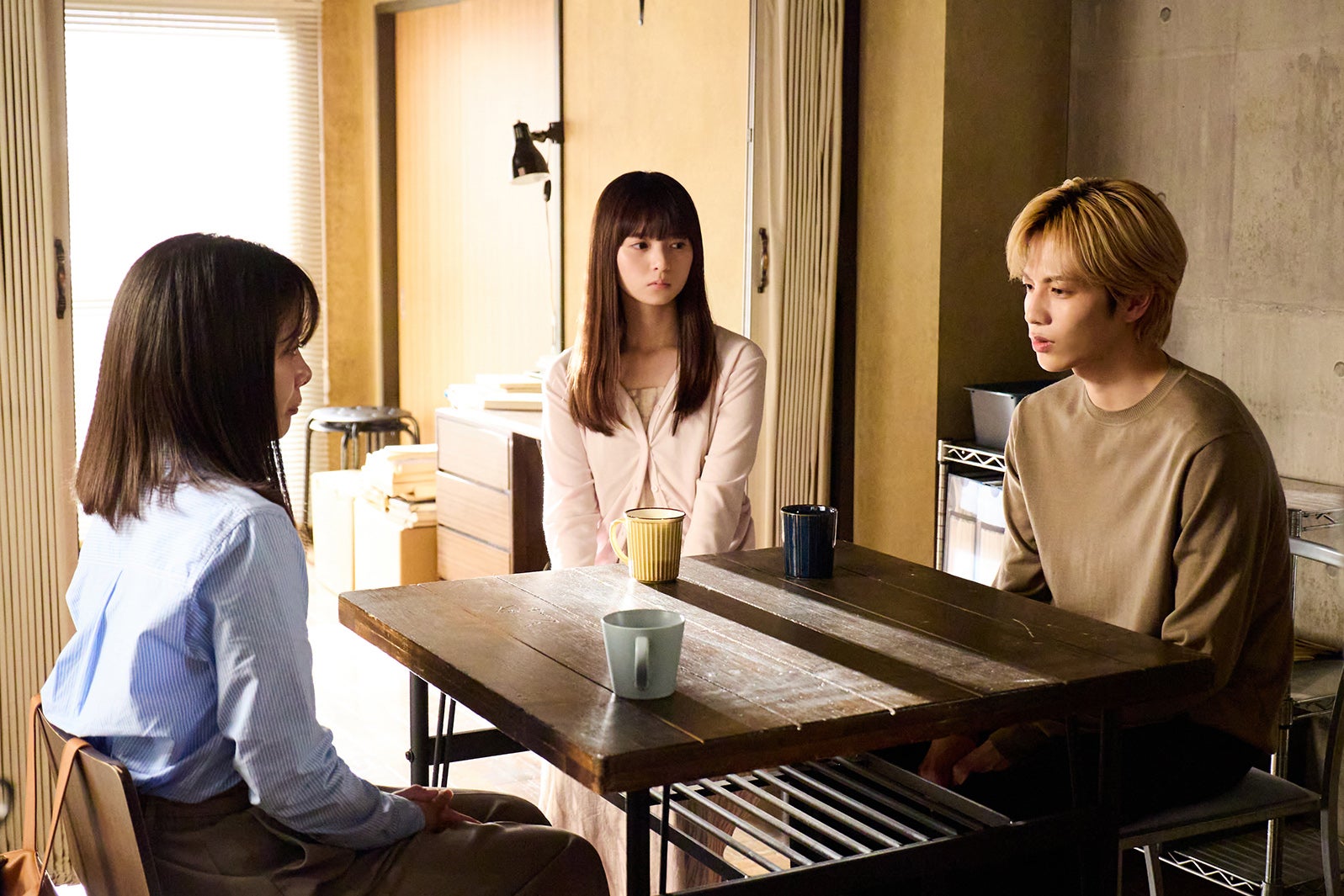 岸井ゆきの、齋藤飛鳥、志尊淳「恋は闇」第7話（C）日本テレビ