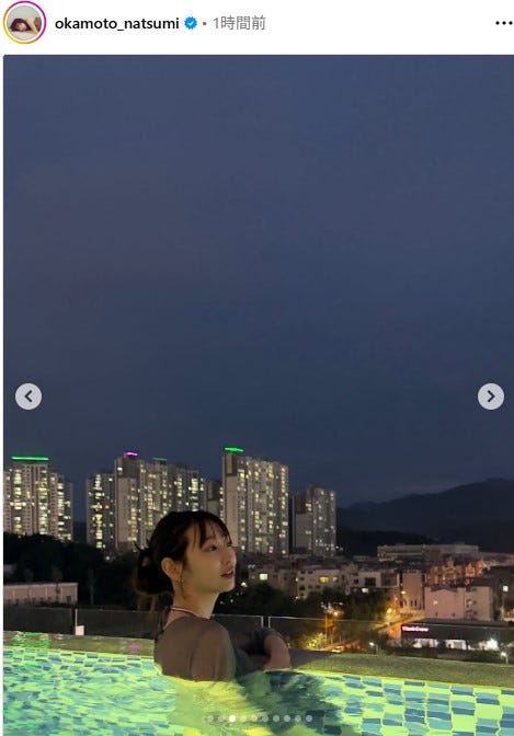 岡本夏美Instagramより