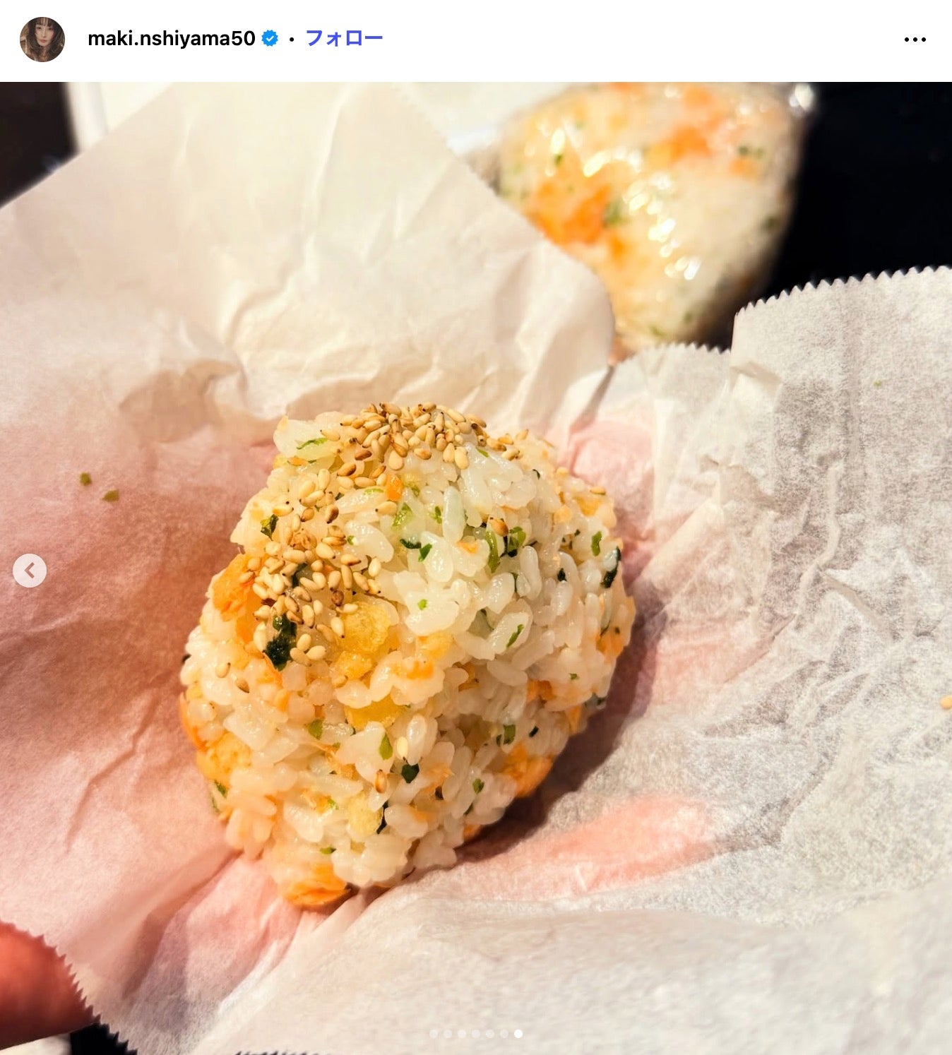 西山茉希Instagramより