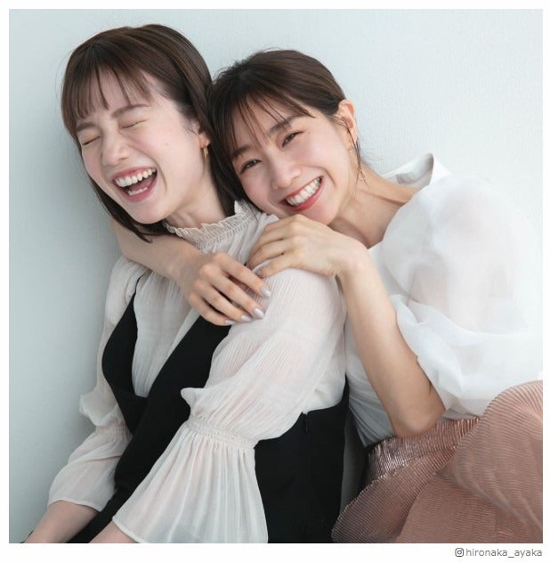 弘中綾香アナ＆田中みな実、密着ハグ「最強の組み合わせ」と反響