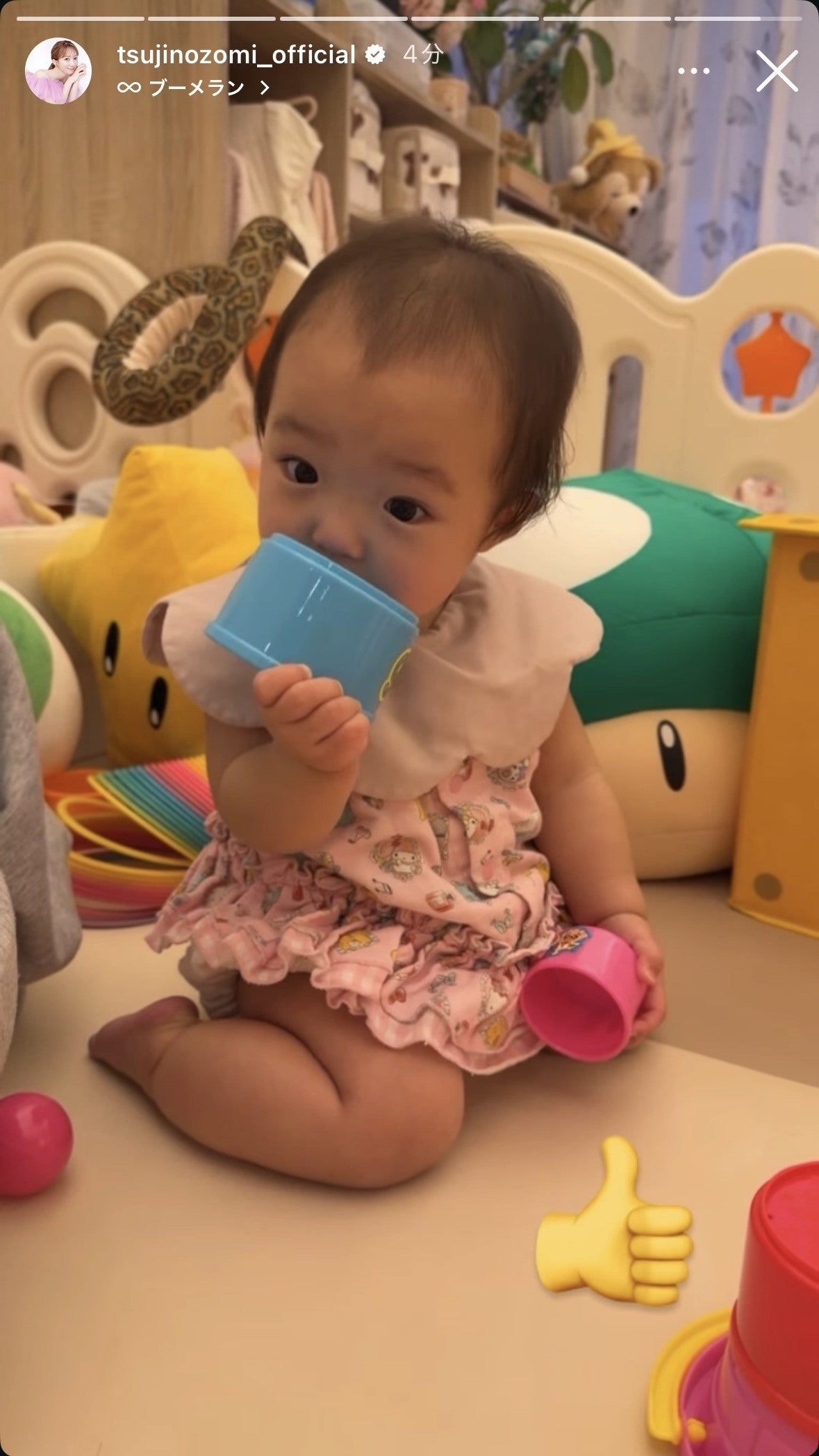 辻希美Instagramストーリーズより