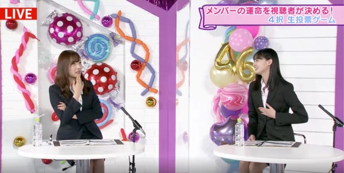 新内眞衣、遠藤さくら(C)AbemaTV,Inc.