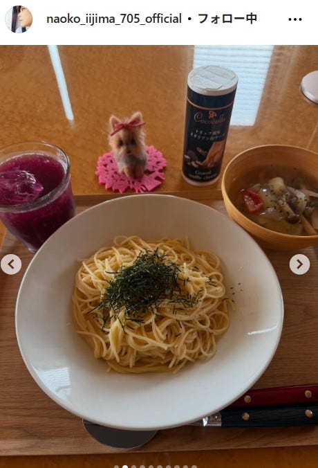 飯島直子Instagramより