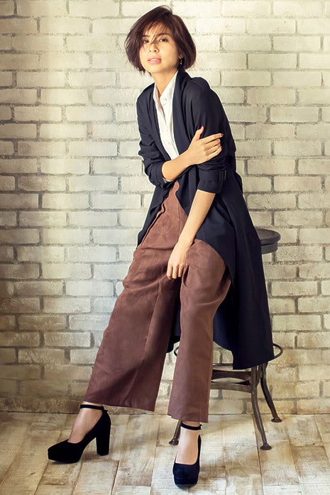 ドレープロングトレンチコート「Re:EDIT by GALSTAR」6,098円（税込）／画像提供：Re:EDIT by GALSTAR