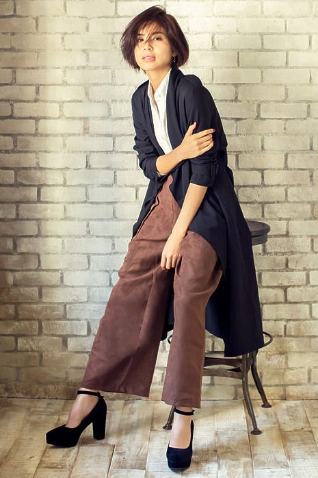 ドレープロングトレンチコート「Re:EDIT by GALSTAR」6,098円(税込)/画像提供:Re:EDIT by GALSTAR